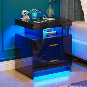 LED Nightstand Set