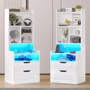 LED Charging Nightstand