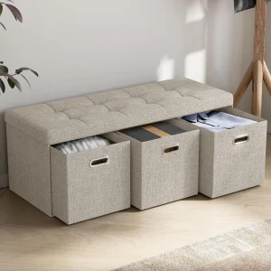 Tufted Storage Ottoman